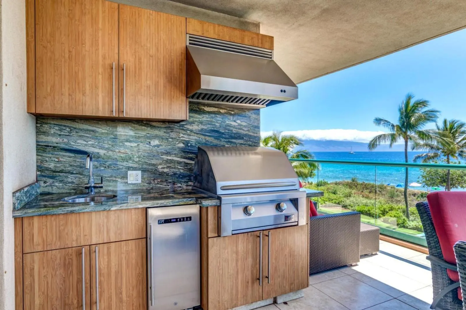 Kbm Resorts Free Car Honua Kai Hokulani 2Bedroom Condo Hkh-201 Ocean Front Private Bbq On Balcony Kaanapali Apartment